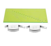 TOVINANNA Seam Allowance Ruler with Magnetic Gauge Lightweight Sewing Tool for Precise Stitching and Quilting Handmade DIY Sewing Machine Accessory for Accurate Seam Measurement