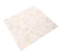 TOVINANNA Seamless Pearl White Mosaic Tile Self-Adhesive Decorative Wall Brick for Living Bedroom Kitchen Bathroom DIY Floor Background Home Interior Decoration