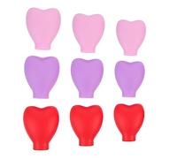 TOVINANNA Silicone Makeup Brush Covers Set 9pcs Protective Covers for Holder Brush Protectors