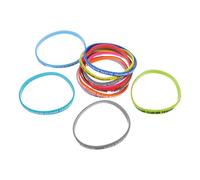 TOVINANNA Silicone Multiplication Tables Wristbands with Decorative and Practical Design 12pcs for Educational and Fun Elastic Bracelets for Birthdays of Classmates