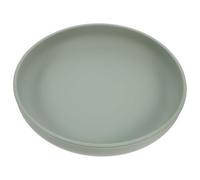 TOVINANNA Silicone Spill Proof Round Scoop Dish Unbreakable Non Skid Plate for Elderly and Disabled Portable and Easy to Use Dining Solution with Disability Cutlery Compatibility