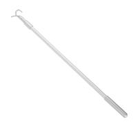 TOVINANNA Silver Aluminium Alloy Opening Pole for Curtains and Blinds, Sturdy and Easy to Use Telescopic Curtain Drawing Rod for Home Window Treatment