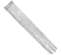 TOVINANNA Silver Rhinestone Ponytail Holder with Multi Strand Chains Alloy Hair Jewelry for Women, Fashionable Hair up Accessories Highlight Appearance Suitable for Prom and Nightclub