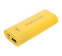 TOVINANNA Simulated Power Bank Secret Hiding Container Plastic Hidden Safe Box Yellow for Emergency Cash and Small Accessories, Travel and Everyday Use