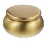 TOVINANNA Small Copper Cremation Urn Canister with Sealing Lid, Mini Ashes Container for Human Keepsake, Compact Metal Storage Jar for Personal Memorials and Funeral Use