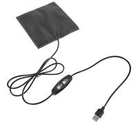TOVINANNA Small Hamster Heating Mats USB Heating Pad Carbon Fiber Lightweight Adjustable Temperature Control Creates Cozy Sleeping and Resting Environment Black Style for Winter Use