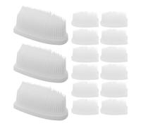 TOVINANNA Soft Nano Tooth Brush Heads 30Pcs Replacement Silicone Bristle Toothbrush Heads with Protective Cover for Manual Dental Cleaning Travel and Household Use