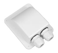 TOVINANNA Solar Cable Entry Glands for Roof Wire, ABS White Weatherproof | UV Resistant Pass, Sl ompact Design, Flat Roofs and Marine Deck Installations