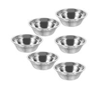 TOVINANNA Stainless Steel Mixing Bowls 6pcs 14cm Thick Mask Mixing Bowl Set for Diy Face Mask Making Essential Oil Salon Supplies