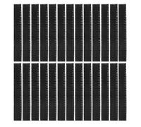 TOVINANNA Stretchable Makeup Brush Covers Easy to Use and Prevents Damage Black Mesh Protective Wrap 200pcs for Travel and On-the- for Makeup Brushes