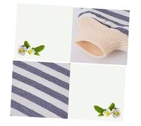 TOVINANNA Stripe Bathing Towel Double-sided Shower for Exfoliating and Soft Skin Care Gray Color for Men and Women Comfortable Material for Daily Use