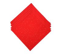 TOVINANNA Thickened Red Fu Character Xuan Paper 34x34cm, 40 Sheets Blank Rice Paper for Chinese Calligraphy, Party Decorations, Traditional Spring Festival Couplets