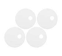 TOVINANNA Toilet Bolt Caps Replacement Parts White 2 Pair Decorative Covers Versatile Cover up Solution Easy Installation for Toilet Seat Screws for Homes and Public Places
