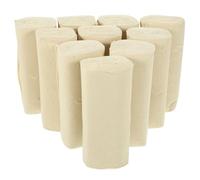 TOVINANNA Toilet Paper Bamboo Coreless Rolls 16 Pack Unbleached Household Tissue for Home and Office Use
