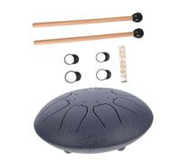 TOVINANNA Tone Ethereal Tongue Drum Portable Musical Instrument for Adults and Multi-purpose Handpan for Meditation Music Education and Mental Rehabilitation with Convenient Finger Cots