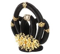 TOVINANNA Traditional Chinese Hanfu Wigs for Elegant Ancient Headdress for Stage Performances Weddings Lightweight Hair Accessories Multiple Color Options Cosplay Hair Bun