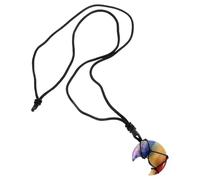 TOVINANNA Trendy Moon Crystal Necklace for Women Sturdy Rope Material and Colour Retention, Featuring a Fashionable Moon-shaped Pendant for Everyday or Birthday Party Wear