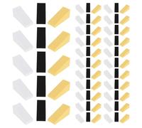 TOVINANNA Triangle Sponge Wedges with Precise Lines for Face Painting 90pcs Artist-grade Paint Sponges and Blending Features and DIY Projects for Professional Makeup and Art Applications