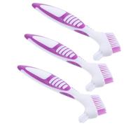 TOVINANNA Turtle Shell Clean Brush Set 3Pcs Portable Scrubbing Tool Long Handles for Tortoise and Aquarium Shell Cleaning