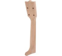 TOVINANNA Ukulele Neck Wooden Replacement 21-Inch Classical Style Concert Ukulele Handle Neck DIY Unfinished Wood Part for Home Crafting