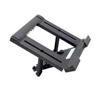TOVINANNA Universal Folding Portable Mini Adjustable Black Tablet Holder Stand for Tablet and Laptop with Horizontal and Vertical Use, Charge while Playing, for Watching Videos and Reading