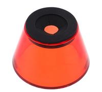 TOVINANNA Universal Orange Plastic Nail Curing Cover with Eye Protection Shield, Detachable Manicure Accessory for Professional Gel Polish and Hand Safety