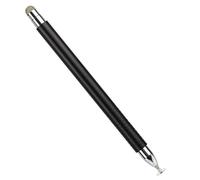 TOVINANNA Universal Stylus Pen Black Aluminium Alloy with 180 Degree Rotatable Tip No Charging Required Touch Screen Stylus for Tablets and Phones