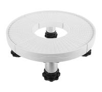 TOVINANNA Universal with Strong Loadbearing Capacity round Air Conditioner Base Stand and Adjustable Height Legs, Plastic Elevated Bracket Versatile Shelf for Fridge Dryer Home