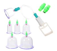 TOVINANNA Vacuum Suction Cupping for Body Massage Adsorption and Easy Use Home DIY Tool Kit for Muscle Relaxation and Relief Economic Chinese Therapy Cup Replacement