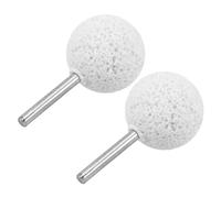 TOVINANNA Vacuum Tire Coral Grinding Head 2Pcs Automotive Tire Repair Buffing Bits for Workshop Tyre Patch and Maintenance Featuring Easy Attachment for Car Mechanics