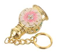 TOVINANNA Vintage Refillable Perfume Bottle with Flat Bottom Zinc Alloy Glass Fragrance Container for Sample Storage Leakproof Air-tight Design Elegant Retro Style for Travel and Daily Use