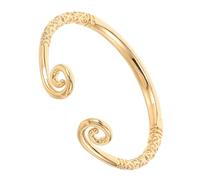 TOVINANNA Vintage Wukong Cuff Bangle Bracelet Adjustable Open Cuff Design Unique Chinese Inspired Aesthetic Gold Plated Finish Versatile Accessory for Any Occasion