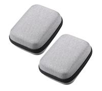TOVINANNA Waterproof Electronic Accessories Storage Bags 2pcs Set, Compact Multi-Function Organizer for USB Cables, Chargers, Microphones, Portable Tablet Storage Case, Grey