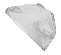 TOVINANNA Waterproof Vintage Turntable Dust Cover for Record Player, Oxford Cloth Gramophone Protector Drawstring, 18x14x6.75 Inches, Silver Vinyl Record Player Cover for Home Use