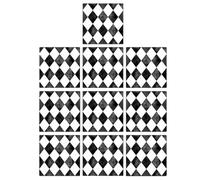 TOVINANNA Waterproof Wall Stickers 8X8 Inch Self-Adhesive Tile Decals for Bathroom Kitchen Smooth Surfaces Durable Removable Wall Tile Stickers