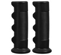 TOVINANNA Wheelchair Handle Grip Replacement 2Pcs Thickened Non-Slip Trolley Handle Grips with Fingerprint Texture 110Mm Length 25Mm Diameter for Mobility Aids