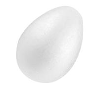 TOVINANNA White 20cm Foam Easter Egg for DIY Painting and Crafting, Solid Smooth Artificial Egg for Spring Decorations and Easter Party Supplies