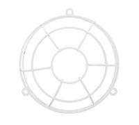 TOVINANNA White Detector Cover and Carbon Monoxide Detectors Metal See-through Construction Easy Installation Sl unctional Appearance Protective Cover for Home and Office