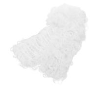 TOVINANNA White Judge Lawyer Wig for Men Performance Costume Breathable Lightweight Formal Courtroom Accessory for Cosplay and Fancy Dress Parties