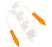 TOVINANNA White Silicone Back Roller Massager Tool with Simple Operation for Restoring Mobility, for Home and Vacation Use, Effective for Upper Back Pain Relief and Muscle Relaxation