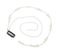 TOVINANNA Whitstable Pearl Hairpin Wedding Accessories Clip Ponytail Headpieces for Women