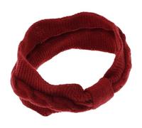 TOVINANNA Winter Knit Crochet Headband for Women with Lined Warmth and Ear Protection, Cotton Material Featuring a Fashionable Bow Design, Autumn and Winter Ear Warmer Hairband