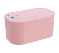 TOVINANNA Wipe Heater Portable Pink ABS Wet Tissue Heating Box for Household with One-Button Operation and Power Saving Function