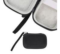 TOVINANNA Wireless Mouse Storage Case Scratch-resistant Shockproof Eva Metronome Carry Bag with Supple Lining and Lanyard Black Grey Travel Tech Tidy