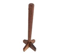 TOVINANNA Wood Handled Potato Masher Sturdy Construction and Ergonomic Handle, Round Shape Kitchen Utensil for Mashed Potatoes and Beans, for Family Meals and Restaurant Use