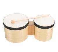 TOVINANNA Wooden Drum with Drumstick for Adults and Beginners Enhanced Sound Quality Percussion Instrument for Music Practice Early Childhood Education Dance Classes Natural Finish