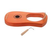 TOVINANNA Wooden Harp Lyre for Beginners Small Folk Instrument Metallic Strings Hand-held Harp for Boys and Girls and Adults Musical String Instrument for Beginners and Professional
