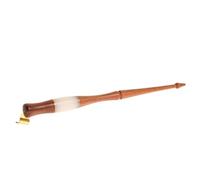 TOVINANNA Wooden Oblique Dip Pen Holder with Multi-Fit Flange and Comfortable Round Grip, Suitable for Everyday English Calligraphy Practice