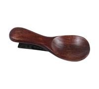TOVINANNA Wooden Spoon Shaped Hair Clip for Women Teens Cute Alligator Hair Barrette for Styling Handbag Decoration Versatile Design with Sturdy Grip Choices Random Color