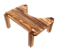TOVINANNA Wooden Toilet Step Stool for Bathroom Slip Footstool for Elders Durable Construction Multipurpose Use Kitchen Home for Squatting Posture